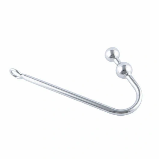 Anal Hooks Pleasurable Anal Balls Stainless 4417 Hook Two Steel 0115